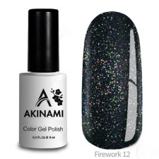 Гель-лак Akinami Fireworks №12, 9 мл