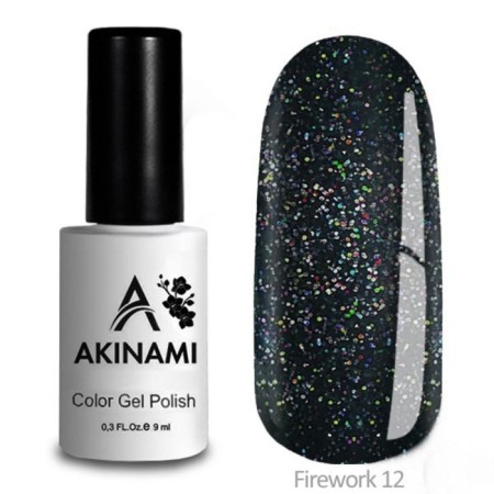 Гель-лак Akinami Fireworks №12, 9 мл
