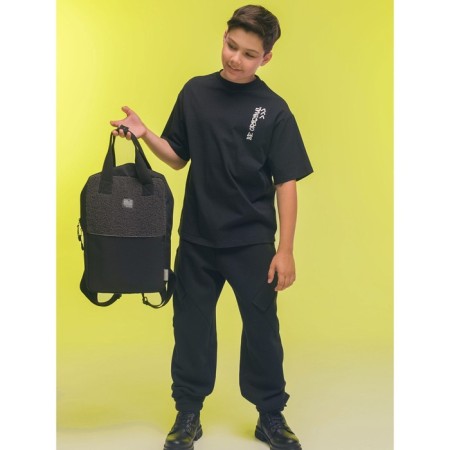 Pants for boys, height 116 cm, black color-9