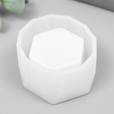 Mold Silicon "Summary Hexagon" 5.5x5.5x3.5 cm-2