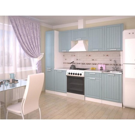 Cabinet of hinged royalwood, 300x600x360, white/blue Provence-1