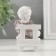 Souvenir Polystone "Cute Angel on a bench with a heart" Coffee wreath 5x5x9 cm