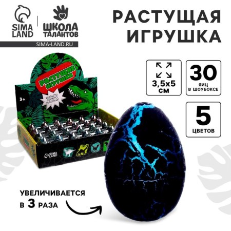 Growing animals in black egg No. 3 "Dinosaurian Country"