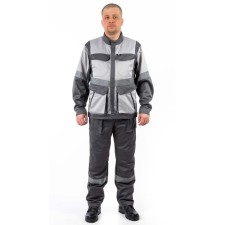 New Energy costume Antares ITR, size 60-62, height 170-176 cm, gray color, dark gray