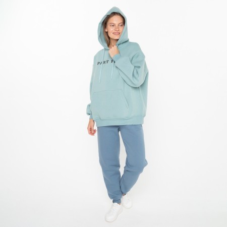 Women's trousers are laid down, sea wave, size 44-6
