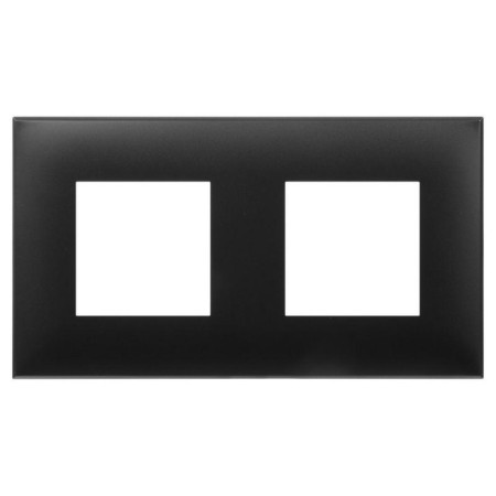Frame for the outlet/switch DKC 4412904 ArtLEBEDEV Avanti, black matte color