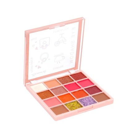 Palette of shadows for the eyelids, 16 colors-2