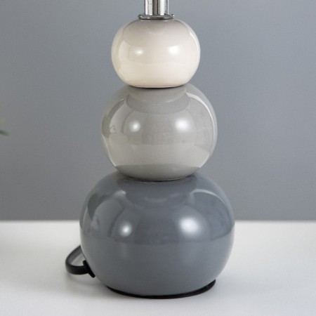 Table lamp "Balance" E14 40W gray 16x16x33 cm Risalux-4