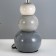 Table lamp "Balance" E14 40W gray 16x16x33 cm Risalux