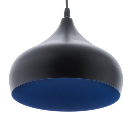 Suspension Bayerlux "Dome Duo" E27 Black-blue 24x24x18-118cm-1