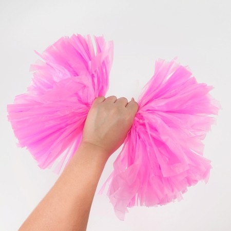 Pompom 1pc, pink color-1