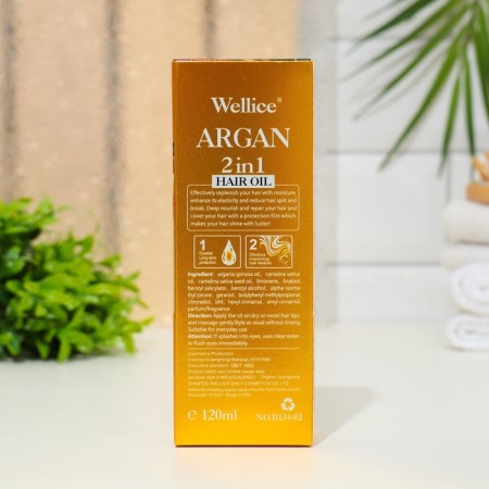 Professional hair oil with Argan 2 in 1, 120 ml-2