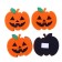 Glue -based decor "pumpkin" set 4 pcs., Size 1 pcs: 5 × 4.6 cm