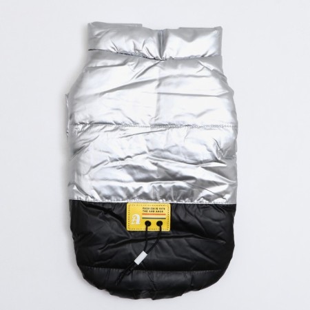 Cosmonaut dog jacket, size 10, black-gold (DS 25, Osh 30, OG 38 cm) 9078285-6