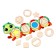 Board game. Repeat on the sample "caterpillar"