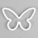 Night Led butterfly from batteries 3aa 15x2x22.5 cm Risalux