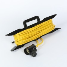 Удлинитель на рамке "СОЮЗ" 481S-5102, 1 розетка, 20 м, 6 А, 1300 Вт