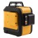 Laser Laser Denzel LX 360-2 Red, 30 m, 635 Hm, 2 rays, LI 2800 mAh, mult and mult and multiple