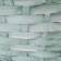 Wicker basket, d26 x 13 x 11 cm, green, bamboo