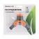 Distributor 2-channel, internal thread 3/4 ", quick-sitting connection, rubberized plastic, Greengo