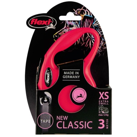 Roulette Flexi New Classic XS (up to 12 kg) 3 m tape, red-1