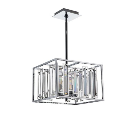 Lamp on the Indigo rod, 12001/4r Chrome. 4x60W, E14, 350x350x265/600 mm-1