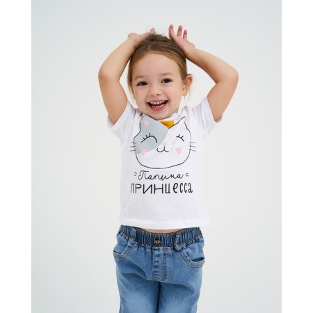 T-shirt Children's KAFTAN "Princess" R.36 (134-140), White-1