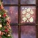 Stickers on the windows "New Year" Christmas tree decorations, 28 x 19 cm