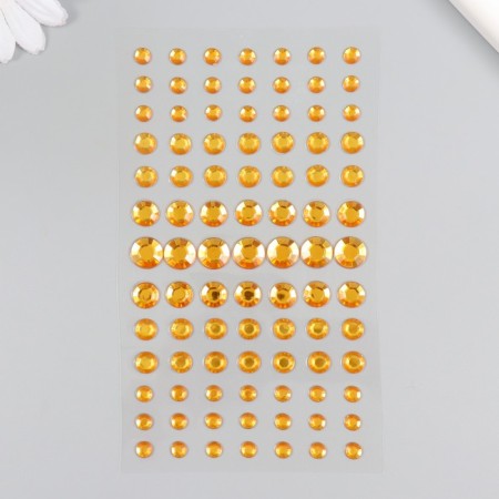 Plastic sticker "Rhinestones Mini, Max" MIX 10x20.5 cm-1