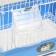 A cage for a poultry compiled BD-1/3C, 30 x 23 x 39 cm, blue