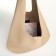 Women's bag on magnet Textura, large size, beige color