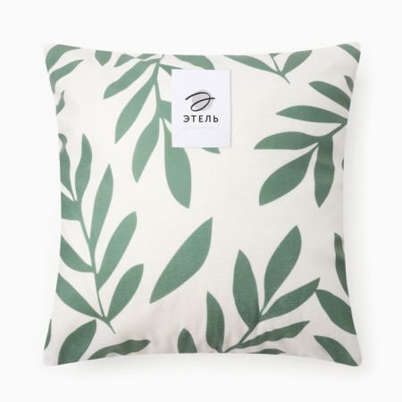Case on the pillow Ethel "Leaves" 40*40 cm, velor 100% p/e-4