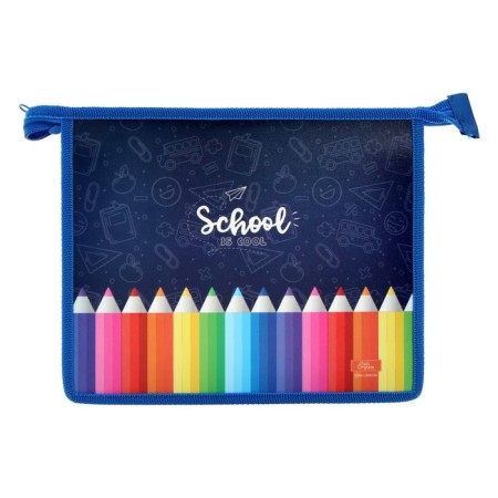 Folder for notebooks A5, 230 x 190 x 50 mm, lightning from above, plastic, calligrata "pencils"-4