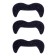 Carnival mustache "Georgian", on a glue basis, set of 3 pieces