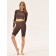 Women's bicycles Mirey Short Legings, size 46, dark brown color