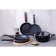 Fogging pan Magistro Dark, D = 22 cm, removable handle Soft-Touch, anti-stick coating, induction, black color