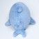 Skill of a soft toy "Cat" in a shark costume, 48 cm, color gray color