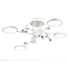 Светильник светодиодный потолочный с пультом управления Ambrella light, LineTech, FL51648, LED, 98 Вт, 7350Lum, 3000-6400К, цвет белый, хром