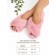 Bunny slippers, size 38-39, pink color