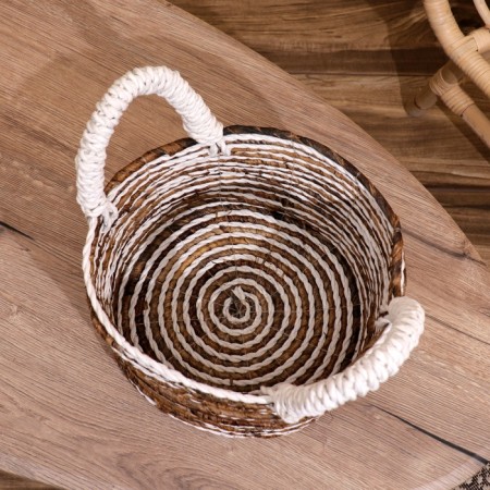 Wicker basket 27x27x25 cm-3