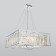 Cella chandelier, 9x60W E14, chromium color