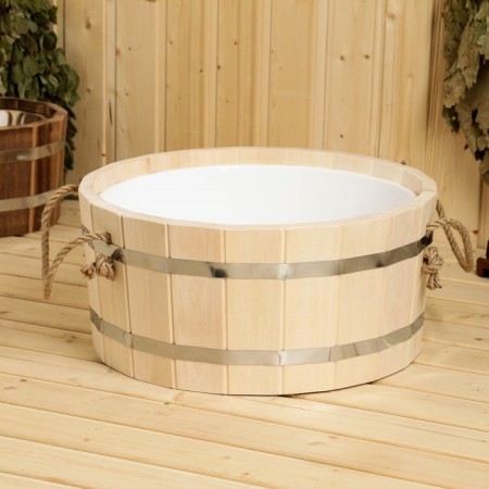Wooden gang, 15 l, linden, plastic insert ft-1