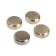 Tundra mirror holder, d = 25 mm, without drilling, bronze color, plastic, 4 pcs.