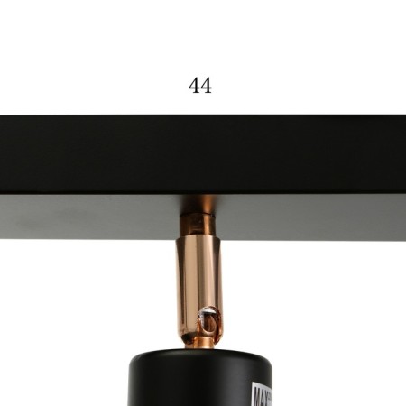 Lighting light Alex 3x60W E14 Black/gold 46x9x20cm-6
