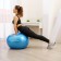 Fitball ONLYTOP, D = 75 cm, 1000 g, anti -wings, blue color