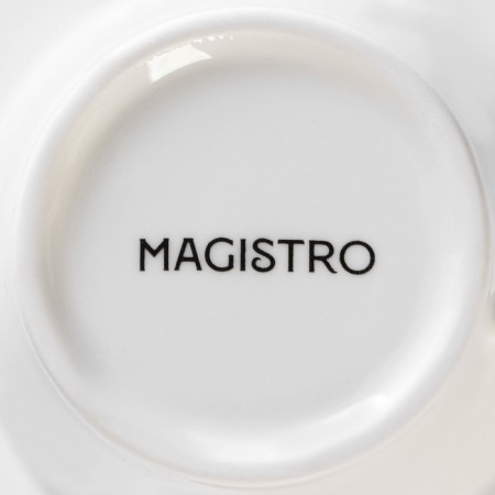Porcelain coffee magistro Crotone, 100 ml, white color-10