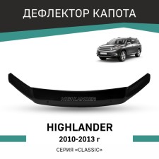 Defly hood deflector for Toyota Highlander, 2010-2013