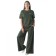 Women's costume, size 44, khaki color
