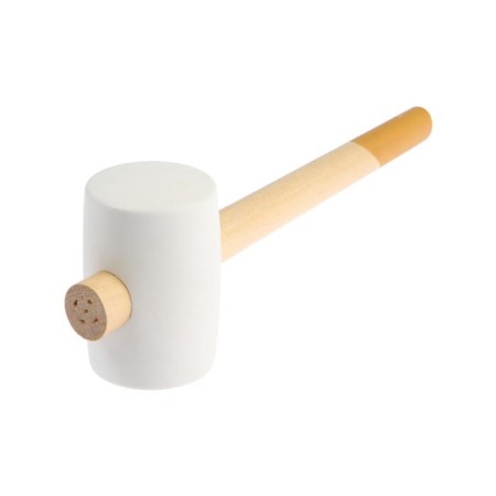 Kiyanka tundra, wooden handle, white rubber, 65 mm, 600 g-2