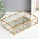 Organizer Casket Glass for the little things "minimalism" 6x16.5x23 cm